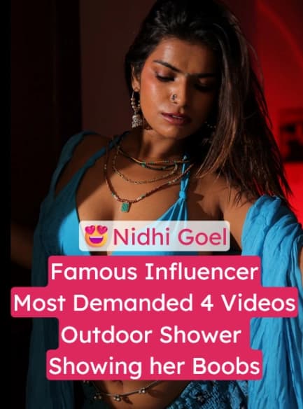 Featured image for Nidhi Goel Nude Viral Outdoor Shower Dare Showing Off Her Hot Boobs