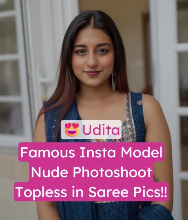 Featured image for Famous Insta Model Udita Nude Topless Photoshoot in Saree Boobies & Nipples Exposed!