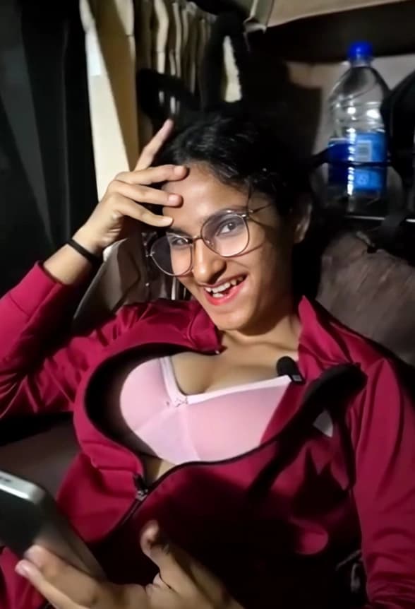 Featured image for Khadija37 strips naked on a moving bus and flashes her big boobs