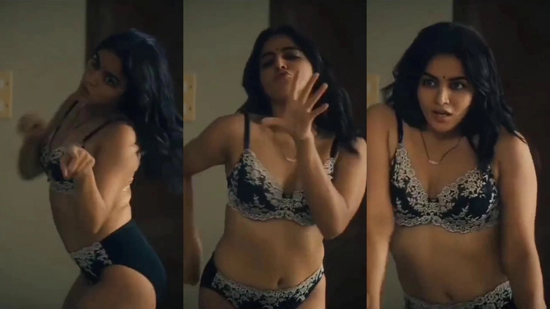 I watched Wamiqa Gabbi strip topless while dancing and couldn't stop staring at her hanging boobs - Video 3