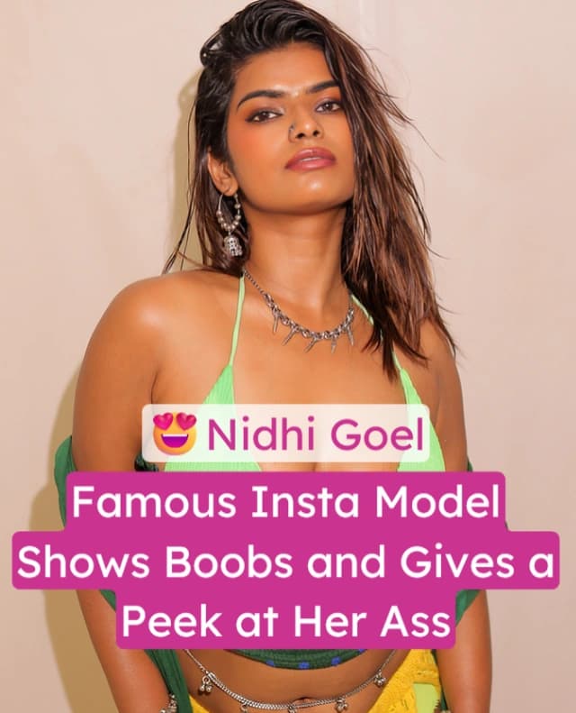 Featured image for Nidhi Goel aka MoodyBeasty Nude Video Showing Boobs and Giving a Peak of Her Ass