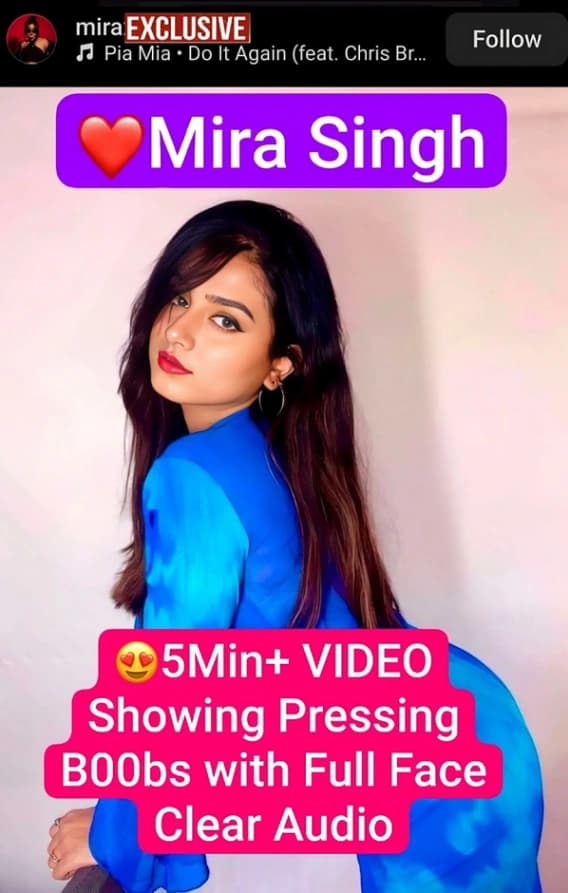 Featured image for 😍 M!ra Singh Beautiful Influencer Most Surprising 5Min+ Private Premium Str!pping Showing her B00bs with Full Face Clear Audio Saying :- " Promise Karo kisi ko nai dikhaoge "🤤💦!! Don't Miss😍🔥