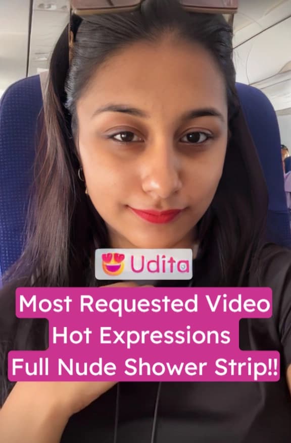 Featured image for Insta Model Udita Most Requested Video Hot Expressions Shower Strip Full Nude with Face!!