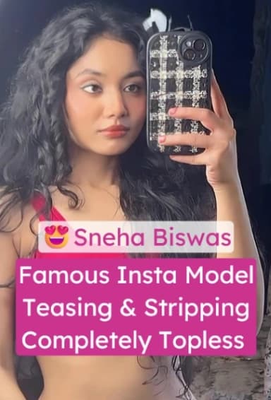 Featured image for Sneha Biswas Nude Topless Tease and Strip