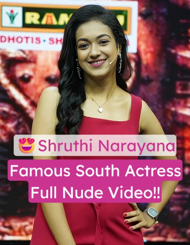 Featured image for South Actress Shruthi Narayana Stripping Full Frontal Nude Viral Video