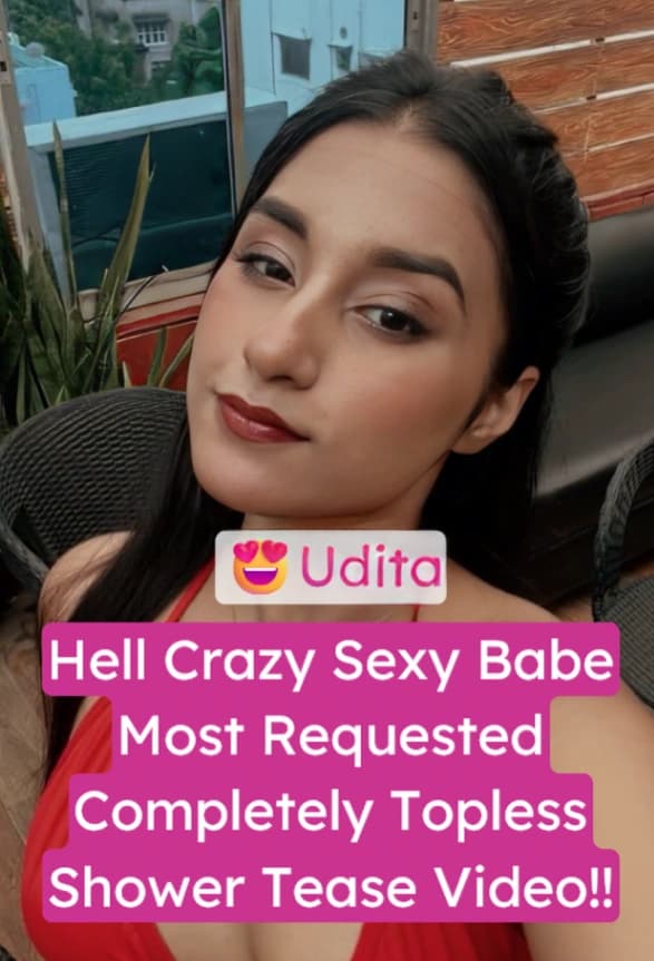 Featured image for Super Sexy Babe Udita Most Requested Shower Tease Video Teasing Completely Topless Wet Boobs and Pussy on Display!