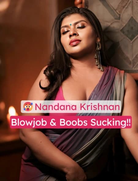 Featured image for Desi Babe Nandana Krishna Blowjob & Boob Sucking