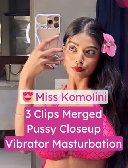 Featured image for Miss Komolini Nude Legs Spread Full Pussy Show with Vibrator Masturbation