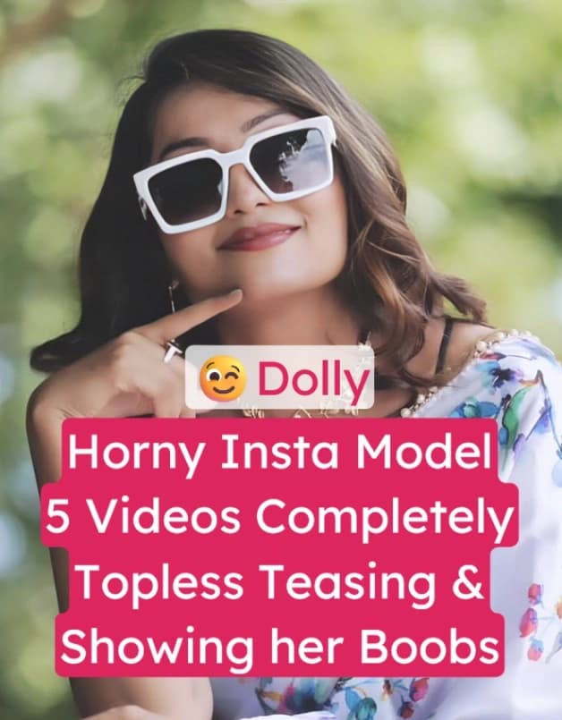 Featured image for Horny Insta Model Dolly aka Tusu Saha Nude Goes Topless Boobs & Nipples Show