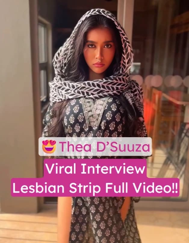 Featured image for Actress Thea D'Suuza Lesbian Interview Gone Wild Full Nude Strip & Pussy Play