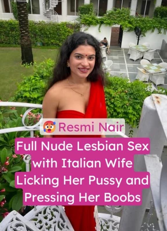 Featured image for Indian MILF Resmi Nair Nude Lesbian Sex with Italian Wife Licking Her Pussy and Pressing Her Boobs