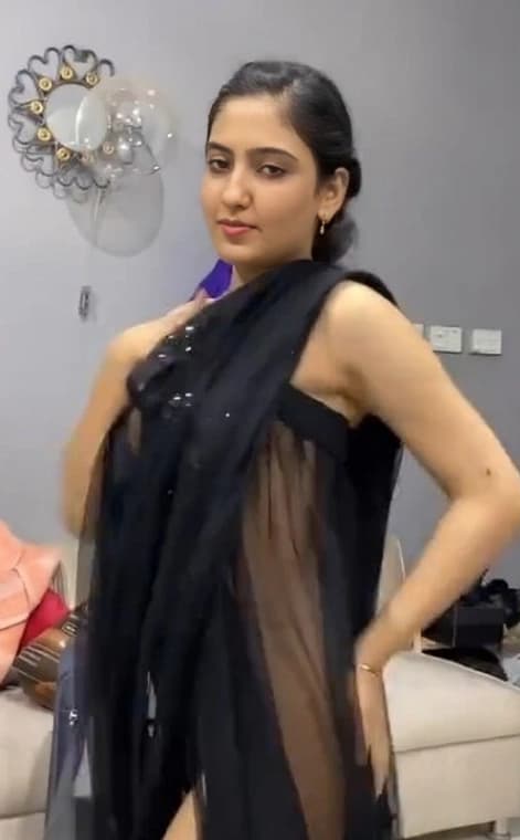 Featured image for Desi Housewife Shaking Her Ass and Tits in Sheer Outfit