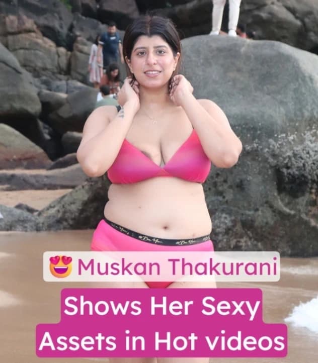 Featured image for Muskan Thakurani Hot Sexy Dress Stripping & Plays with her Sexy Body