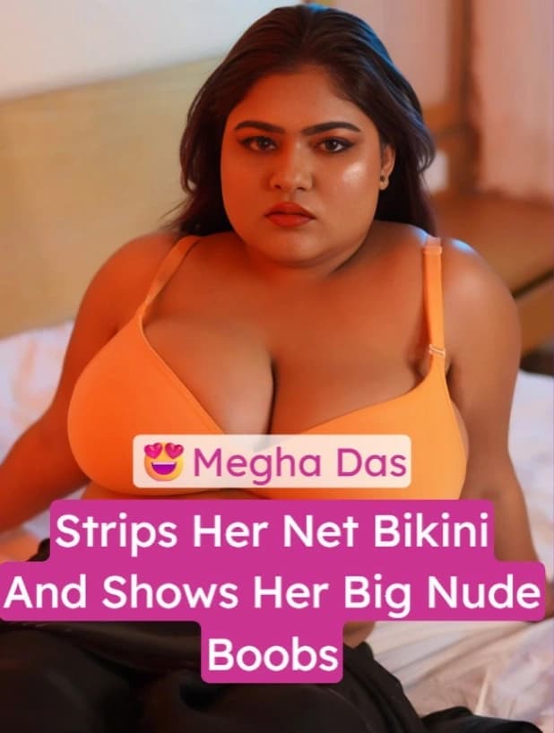 Featured image for Megha Das Strips Black Net Bikini and Shows her Full Nude Melons