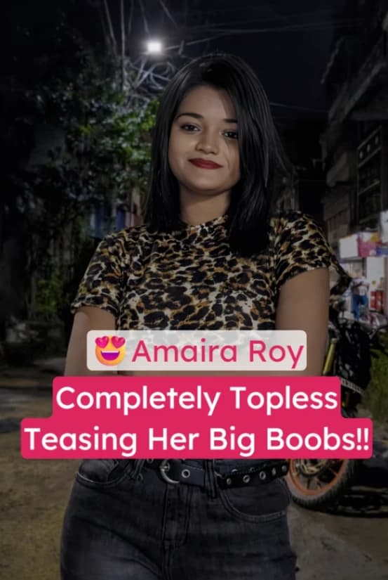 Featured image for Amaira Roy Topless Big Boobs Tease Video