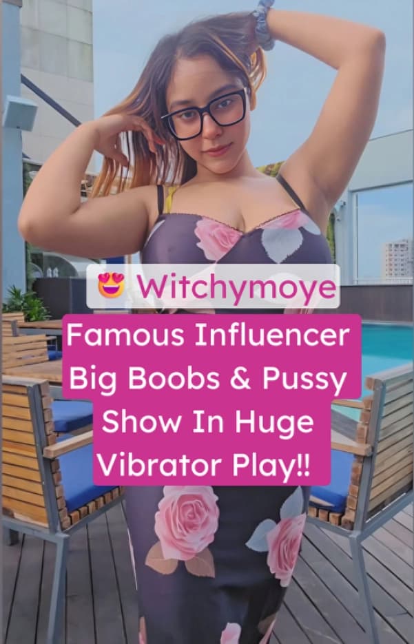 Featured image for Busty Influencer Witchymoye Exposes Huge Boobs and Legs Spread for Pussy Vibrator Play